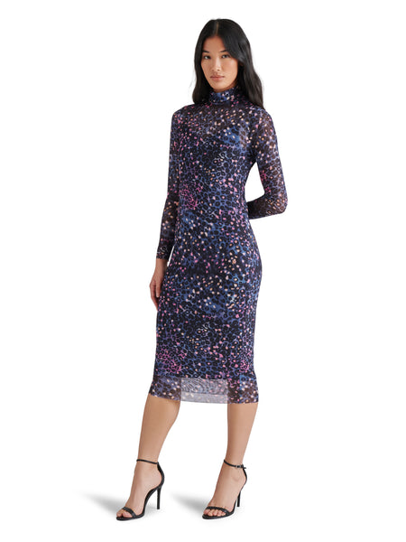 Vivienne Dress in Blue Multi