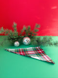Flannel Dog Scarf in Evergreen