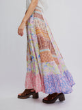 Santa Eulalia Printed Maxi Skirt in Multi Print Combo