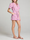 Adriana Romper in Azalea