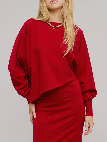 Made it Easy Knit Set in Red