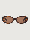 Bethnall Oval Sunglasses in Tortoise