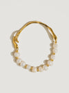 Olivia Pearl & Gold Bracelet