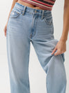 Donny Rolled Hem Boyfriend Jean in Old Blues