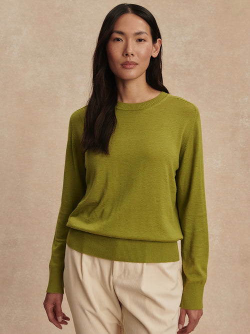 Fincham Knit Sweater in Golden Cyprus