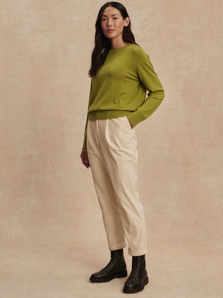 Fincham Knit Sweater in Golden Cyprus