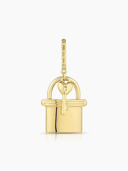 Lou Link Charm Huggie