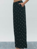 Isla Pants in Black Cream