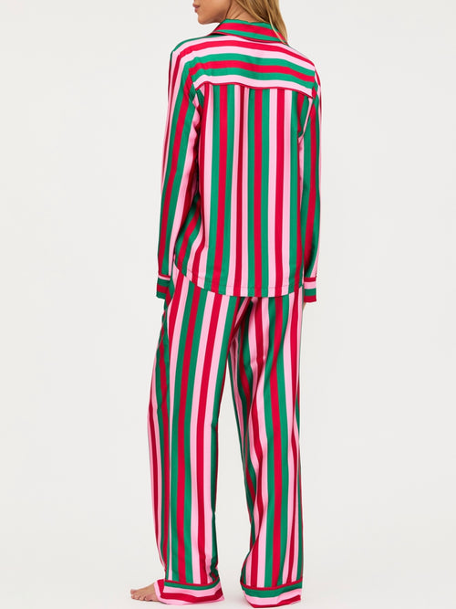Livy & Connie PJ Set in Ruby Stripe