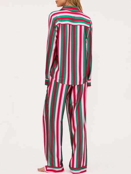 Livy & Connie PJ Set in Ruby Stripe