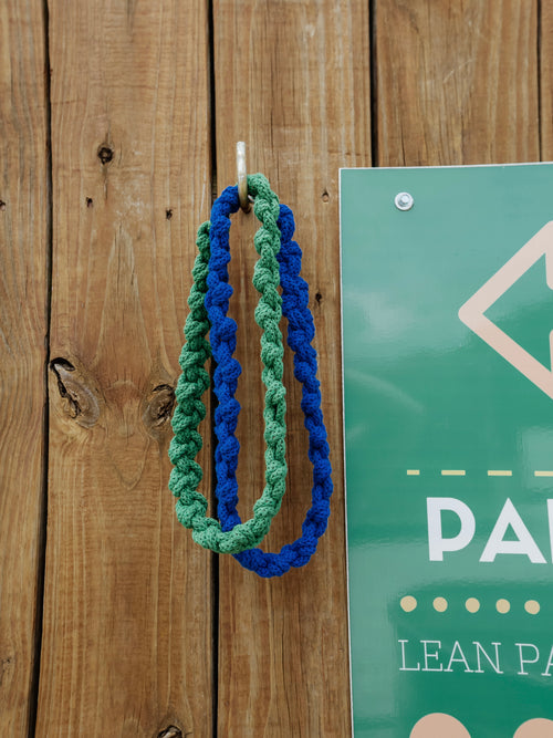 The Lilly Rope Necklace in Green