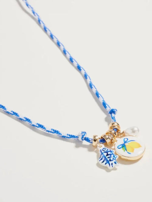 Amalfi Charms Cord Necklace