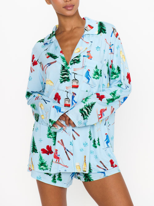 Favorite PJ Set in Slopes & Sips Jersey