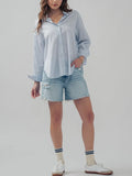 Put It Plainly Button Up in Blue