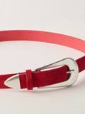 Cannon Suede Belt in Salsa