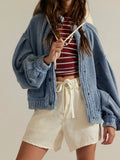 Cute In This Cardi in Dusty Blue
