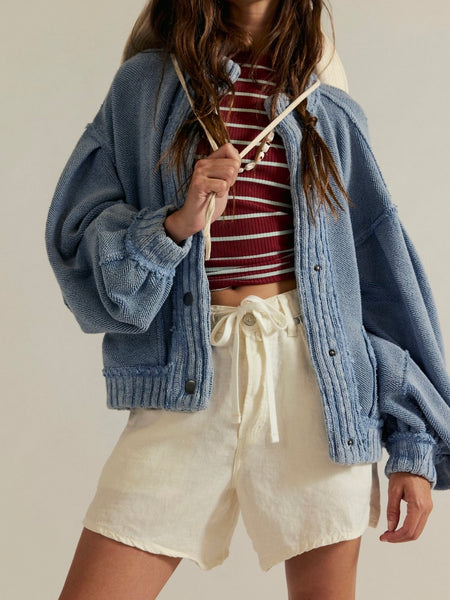 Cute In This Cardi in Dusty Blue