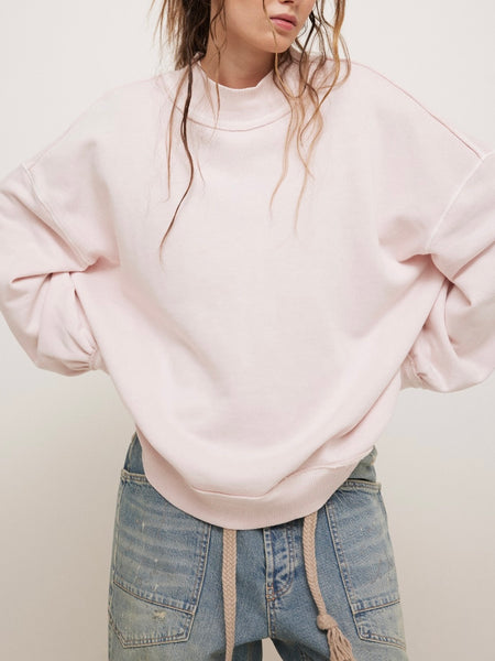 Go Chiefs Embroidered Sweatshirt in Tan