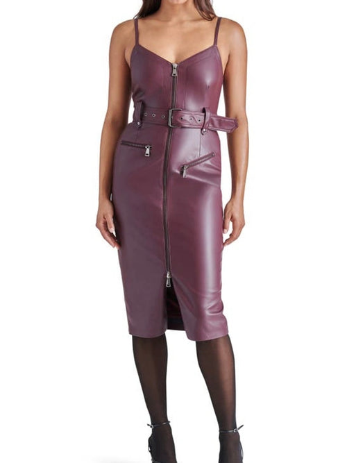 Levina Dress in Cordovan