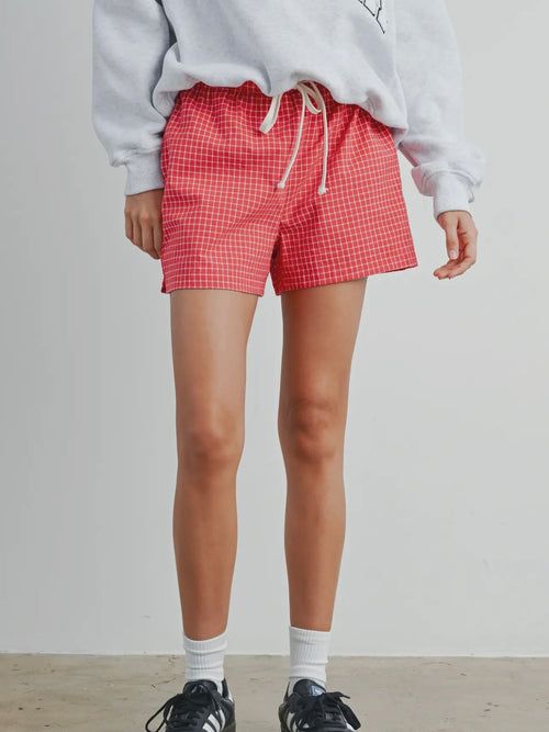 Off The Grid Short in Red