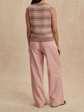 Jayla Wide Leg Trouser 29.5 in Mellow Rose