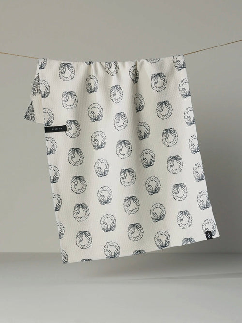 Evergreen Sketches Luxe Kitchen Towel