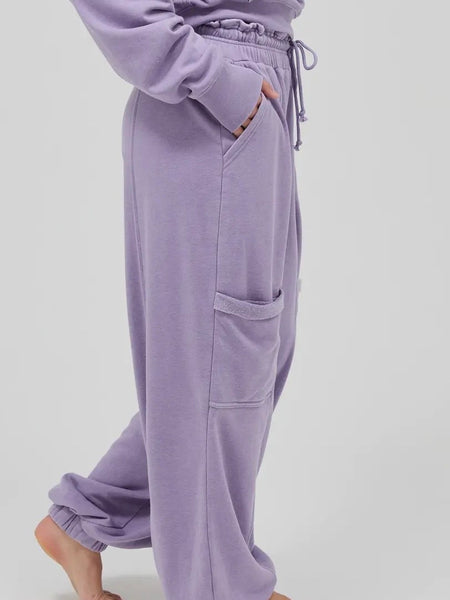 Evening Stroll Jogger in Dusty Purple