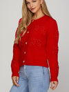 Throw Some Bows Sweater in Red