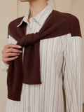 A Perfect Pair Twofer Top in Cream & Brown