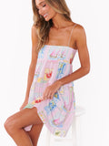 OOO Mini Dress in Summer Soleil Linen