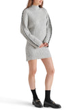 Gemma Sweater Dress in Heather Grey