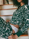 Soft Season Sweater Set in Green Combo