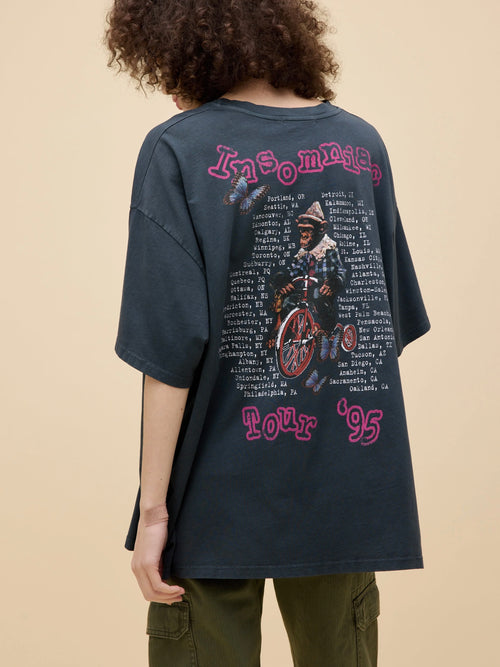 Green Day Insomniac One Size Tee in Vintage Black