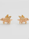 Flying Pig Stud Earrings