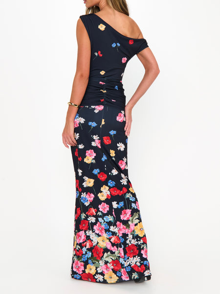 Winona Wrap Maxi Dress in Falling Floral