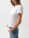 Alba Baby Tee in Le Blanc