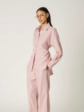 Serrano Shirt in Wine Stripe