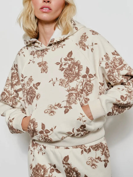 Go Chiefs Embroidered Sweatshirt in Tan