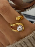 Fauna Pearl Ball Ring