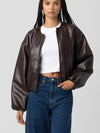 Grand Slam Jacket in Chocolate
