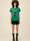 Sun Records X Elvis Collegiate Tour Tee in Jade