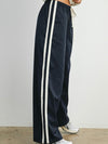 Down To Earth Stripe Pant in Navy