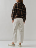 Cabin Hour Cardigan in Brown
