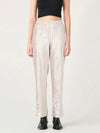 Tin Minutes Late Pant in Silver