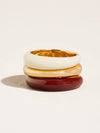 Lottie Enamel Ring in White