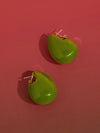 Oliee Olive Retro Earring in Green
