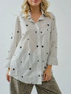 Heart to Heart Button Up in Ivory