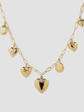 7 Heart Locket Necklace