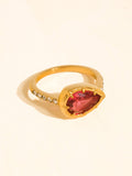 Verdet Gemstone Ring in Pink