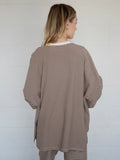 Dani Top in Brown Stripe